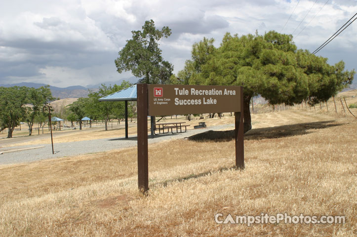 Tule Recreation Area Sign
