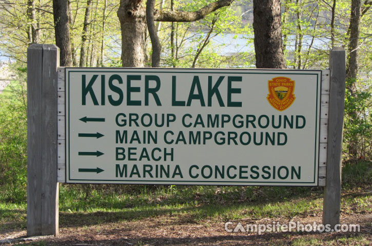 Kiser Lake Sign