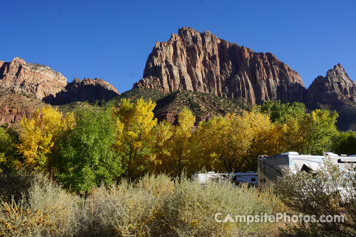Watchman Mountain From Campground