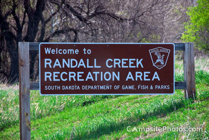 Randall Creek Sign