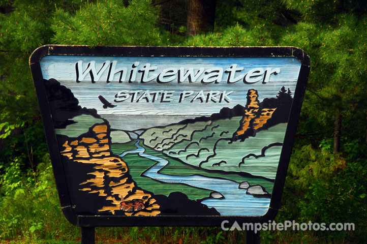 Whitewater State Park Sign
