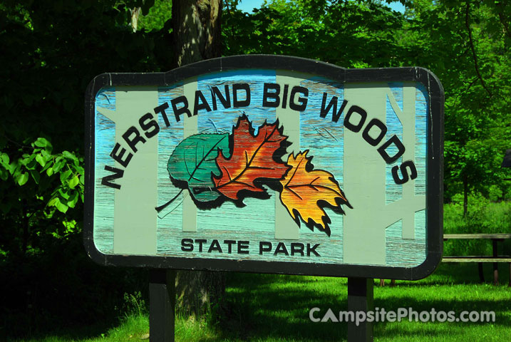 Nerstrand-Big Woods Sign