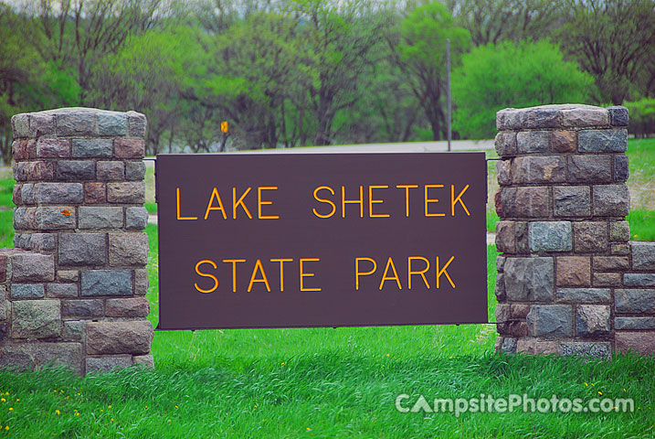 Lake Shetek State Park Sign