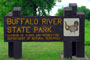 Buffalo River State Park Sign