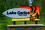 Lake Carlos State Park Sign
