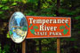 Temperance River State Park Sign