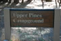 Upper Pines Sign