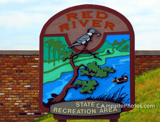 Red River State Recreation Area Sign