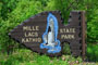 Mille Lacs Kathio State Park Sign