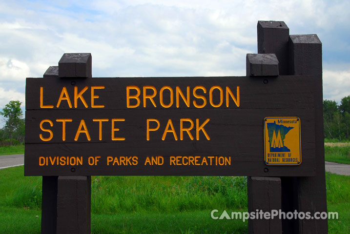 Lake Bronson State Park Sign