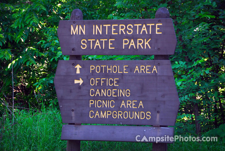 MN Interstate State Park Sign