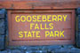 Gooseberry Falls State Park Sign