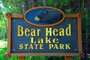 Bear Head Lake State Park Sign