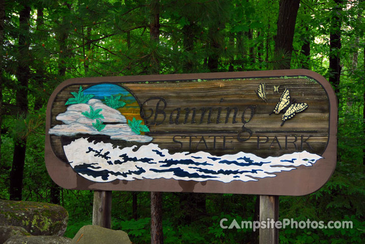 Banning State Park Sign