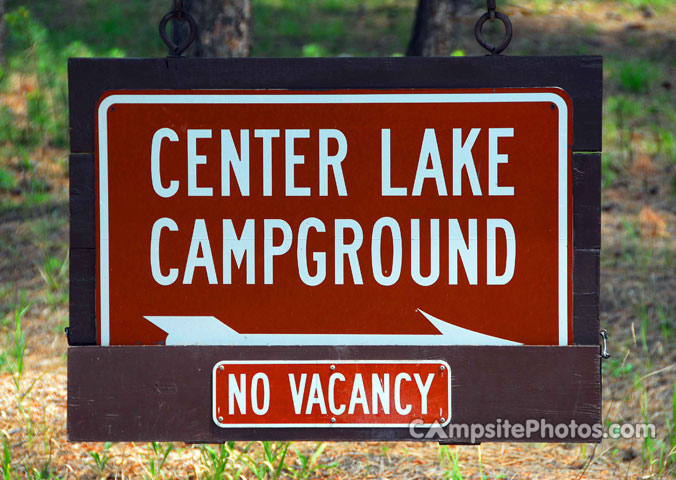 Custer State Park Center Lake Sign