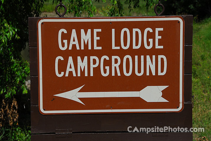 Custer State Park Game Lodge Sign
