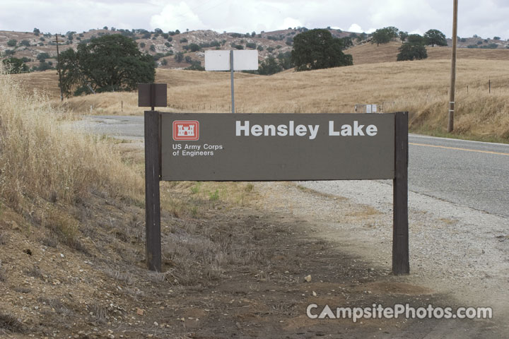 Hensley Lake Sign