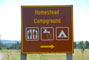 Keyhole State Park Homestead Sign
