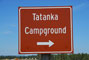Keyhole State Park Tatanka Sign