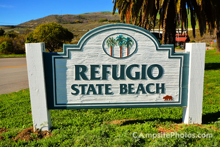 Refugio State Beach Sign