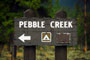 Pebble Creek Sign
