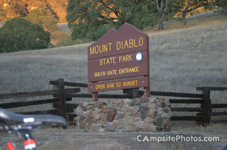 Mount Diablo State Park Sign