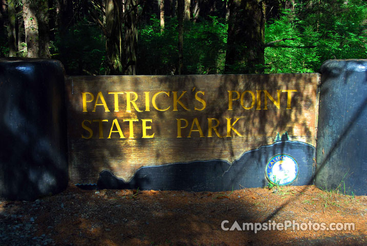 Patricks Point State Park Sign