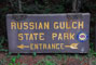 Russian Gulch State Park Sign