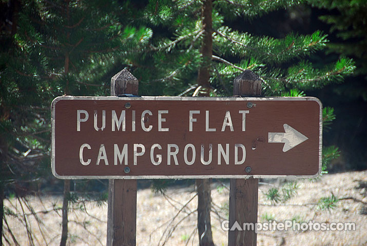 Pumice Flat Sign