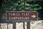 Pumice Flat Sign