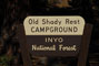 Old Shady Rest Sign