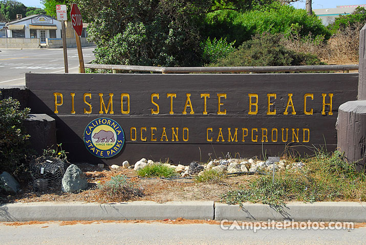 Pismo State Beach Oceano Sign