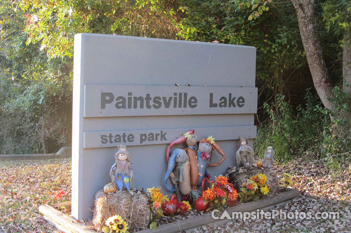 Paintsville Lake State Park Sign