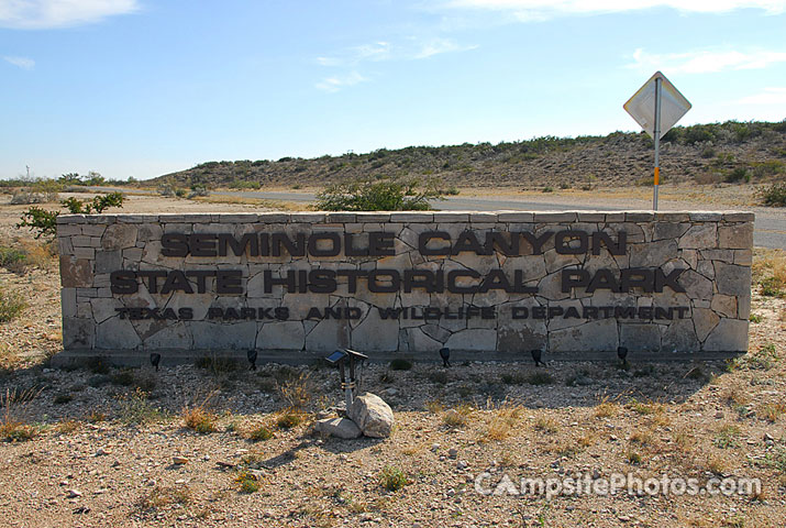 Seminole Canyon Sign