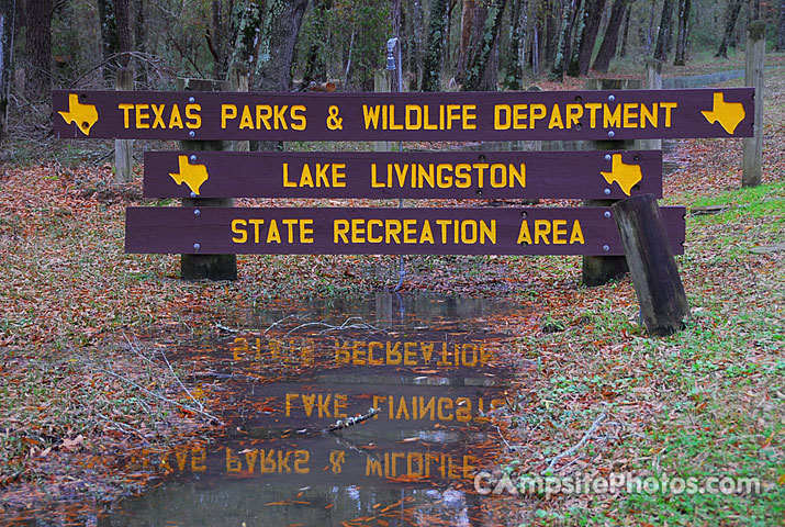 Lake Livingston Sign