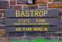 Bastrop State Park Sign