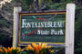 Fontainebleau State Park Sign