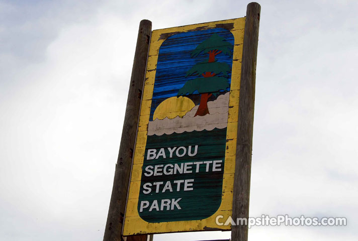 Bayou Segnette State Park Sign