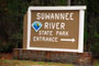 semnul parcului de stat Suwannee River