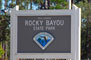 Rocky Bayou State Park Sign
