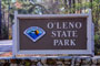 O-Leno State Park Sign