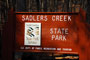 Sadlers Creek State Park Sign
