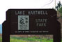 Lake Hartwell State Park Sign