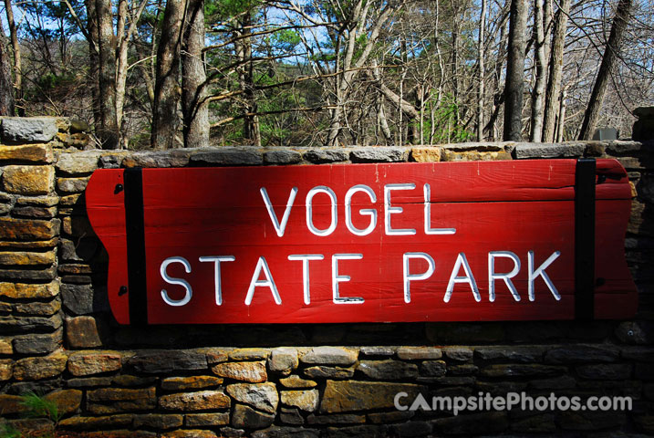 Vogel State Park Sign