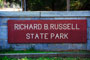 Richard B Russell State Park Sign