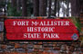 Fort McAllister Historic State Park Sign