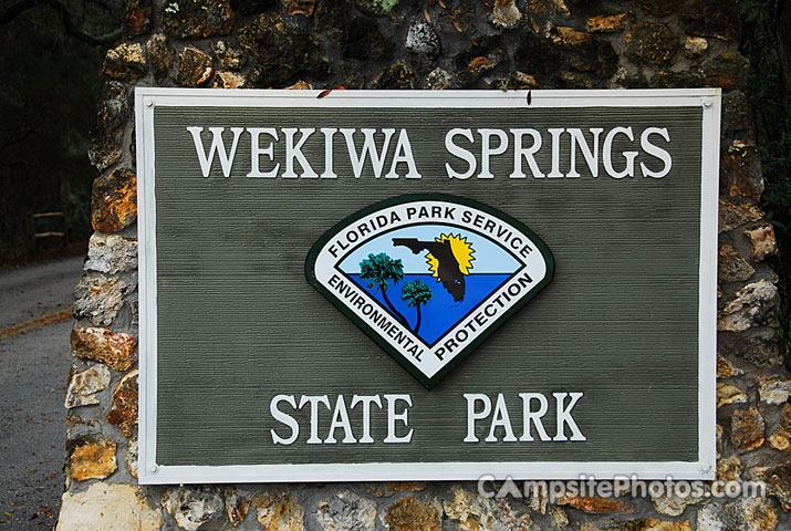 Wekiwa Springs State Park Sign