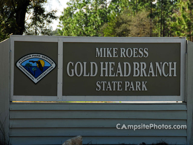 Gold Head Branch Sign