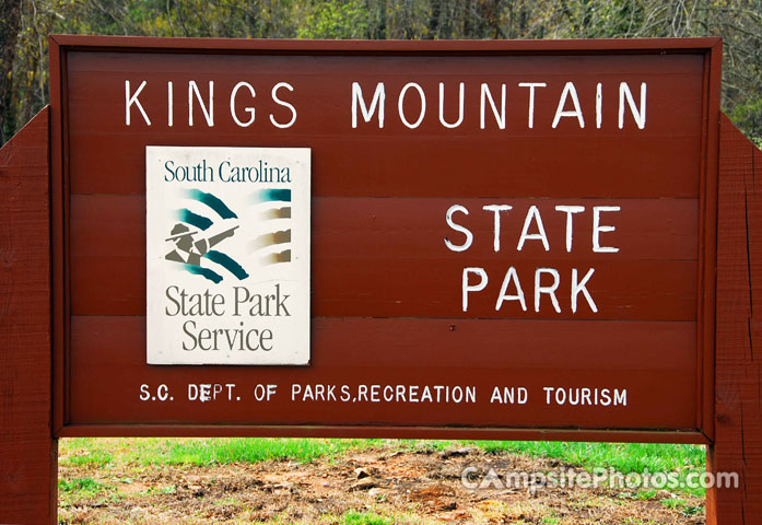 Kings Mountain State Park Sign