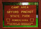 Gifford Pinchot State Park Sign